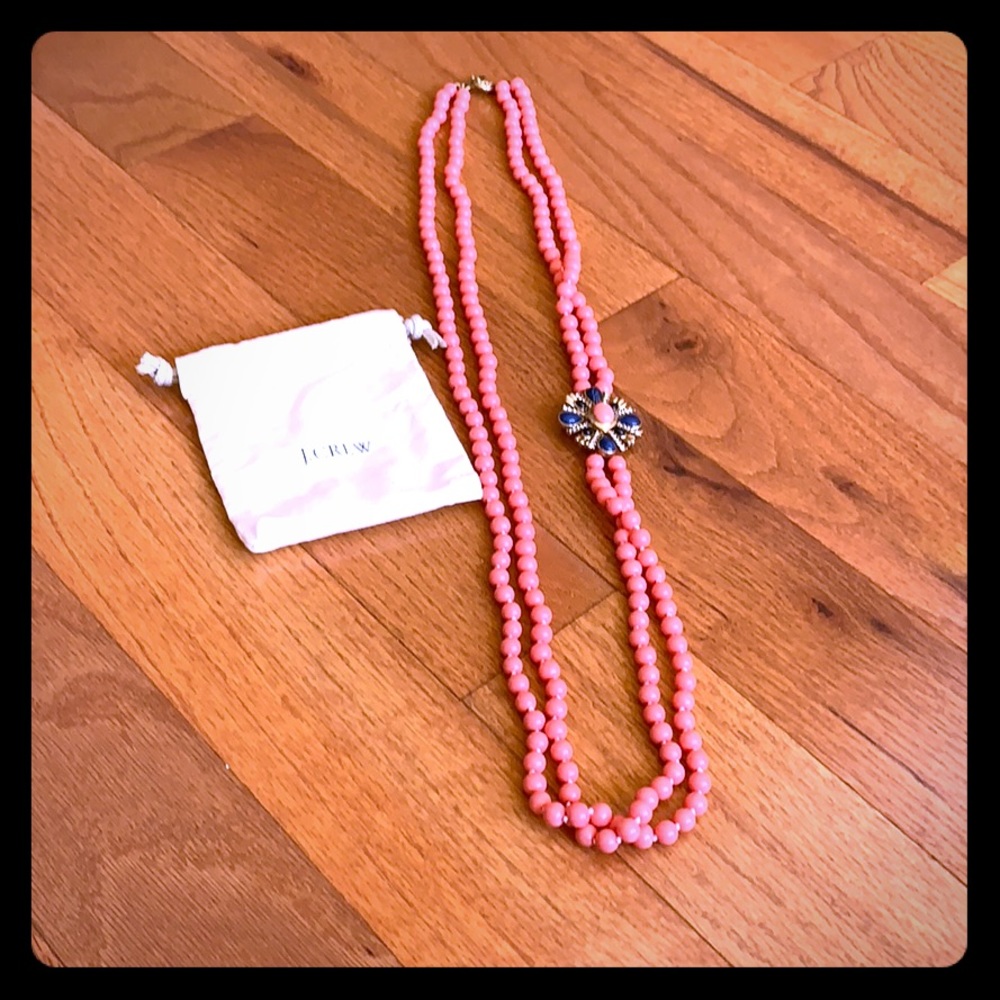 J. Crew coral necklace